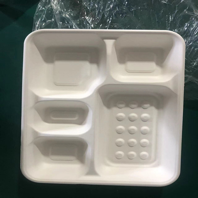 Biały PVA Wodnie Degradable Lunch Box Custom Made And Eco Friendly