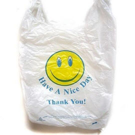 Niestandardowe drukowane, biodegradowalne torby na zakupy, plastikowe torby do rozdrabniania PLA