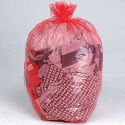 Worki na pranie rozpuszczalne w gorącej wodzie 660 mm x 840 mm, plastikowe torby na pranie PVA z czerwonym krawatem