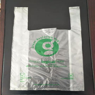Bezpłatna próbka Ekologiczna torba na zakupy PVA Rozpuszczalna w wodzie torba na koszulkę Dostosowana